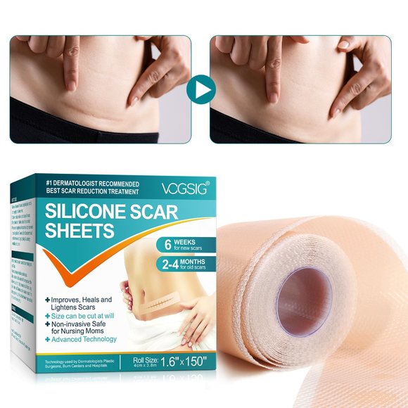 VOGSIG Bath & Body Scar Removal Silicone Tape For Hypertrophic